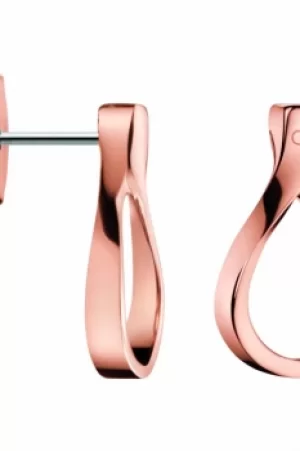 Image of Ladies Calvin Klein PVD rose plating Light Earrings KJ5CPE100100