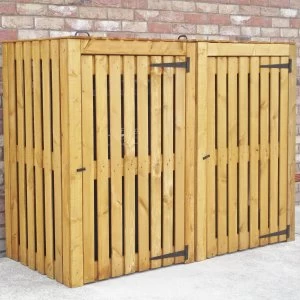 Image of Shire Wheelie Bin Store - Double
