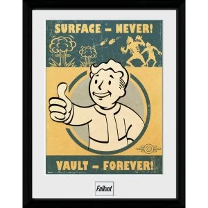 image of Fallout 4 Vault Forever Collector Print (30 x 40cm)