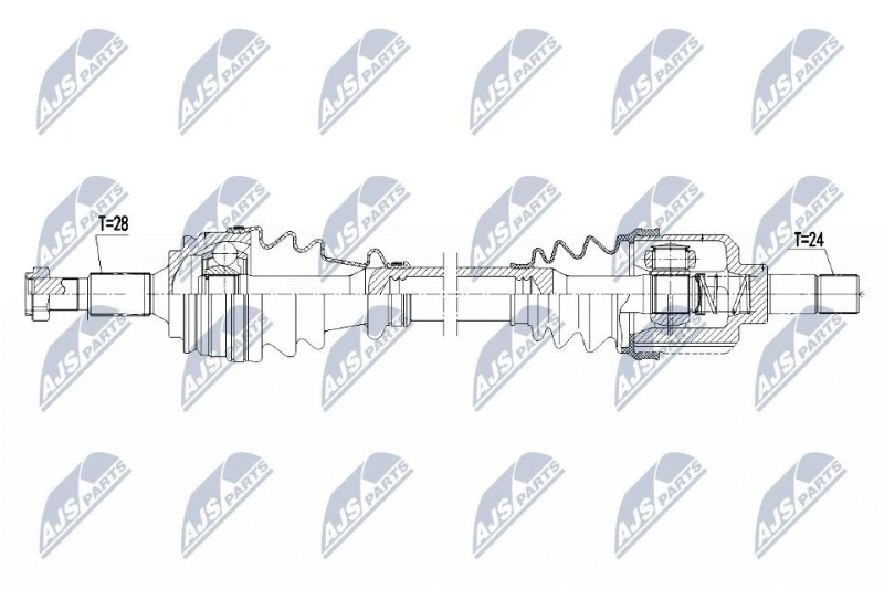 Image of NTY Drive shaft NTY NPW-PE-077