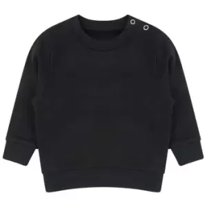Image of Larkwood Childrens/Kids Sustainable Sweatshirt (18-24 Months) (Black)