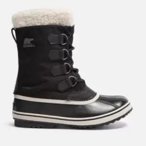 image of Sorel Womens Winter Carnival Waterproof Boots - Black/Stone - UK 4