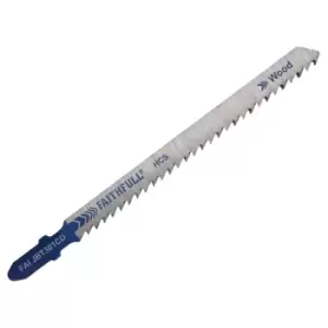 Image of Faithfull FAIJBT301CD Wood Jigsaw Blades Pack of 5 T301CD
