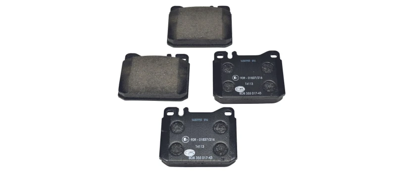 Image of HELLA Brake pad set HELLA 8DB 355 017-431