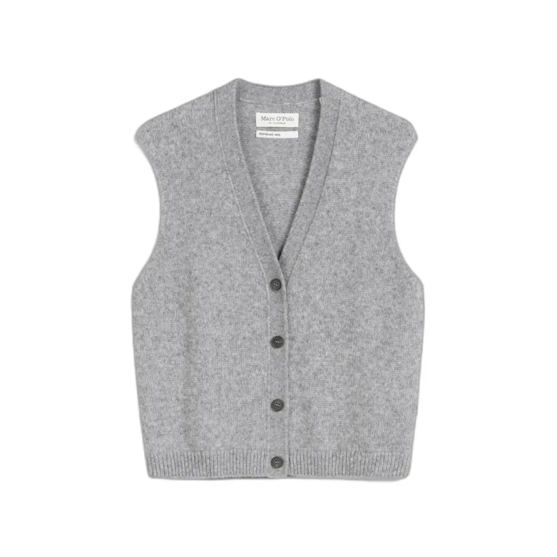 Image of Marc O'Polo Womens sleeveless cardigan Marc O'Polo Gris Female M