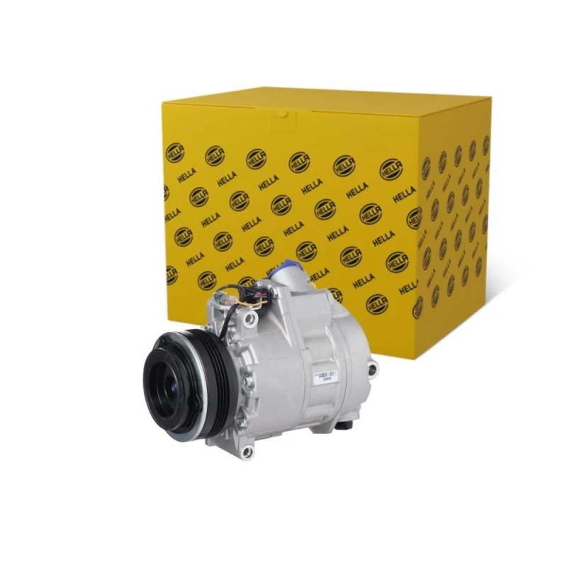 Image of HELLA Air conditioning compressor HELLA 8FK 366 201-631