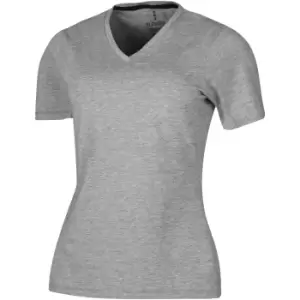 image of Elevate Womens/Ladies Kawartha Short Sleeve T-Shirt (M) (Grey Melange)