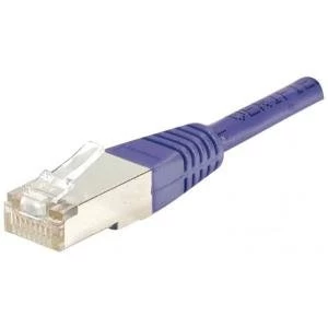 Patch Cord RJ45 CAT.5e F/UTP Purple - 2m Full Copper