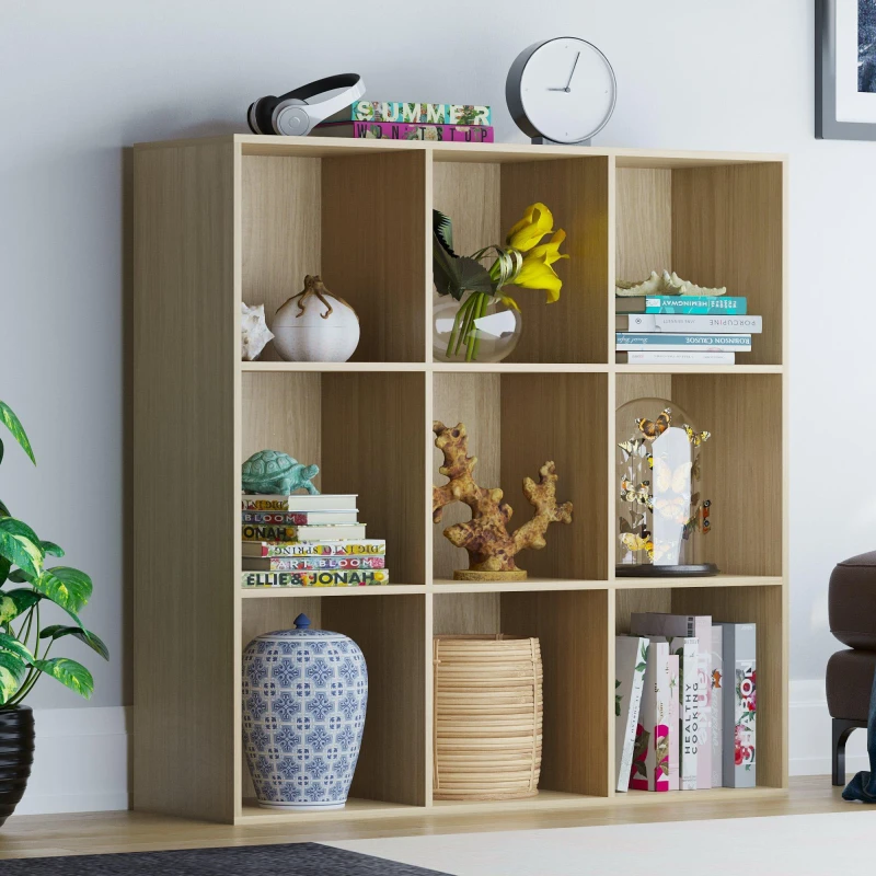 Image of Lassic Vida Designs Durham 3x3 Cube Storage Unit Oak unisex 3x3