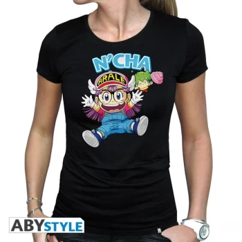 Image of Dr Slump - Arale & Gacchan Womens Large T-Shirt - Black