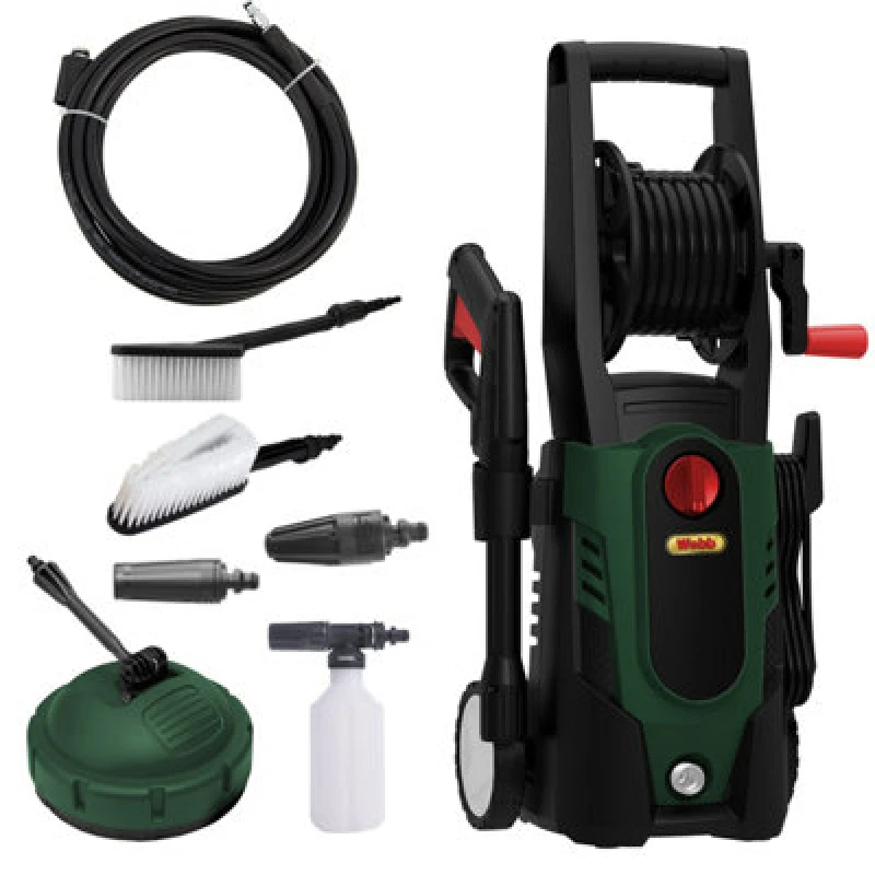 Image of Webb Wepw1500 120 Bar Pressure Washer & Accessories