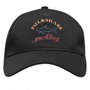 Image of Paul And Shark Crew Basic Logo Cap - Black