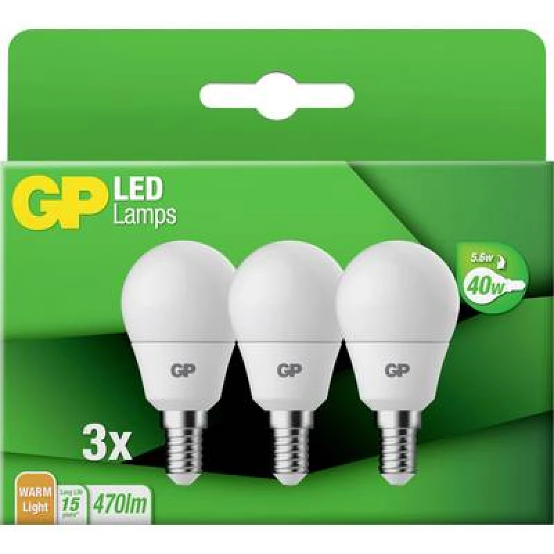 Image of Gold Peak Industries 1x3 GP Lighting A45 Mini Globe E14 5 6W...