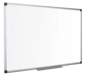 image of Bi-Office Maya Enamel Aluminium Framed Whiteboard 60x45cm