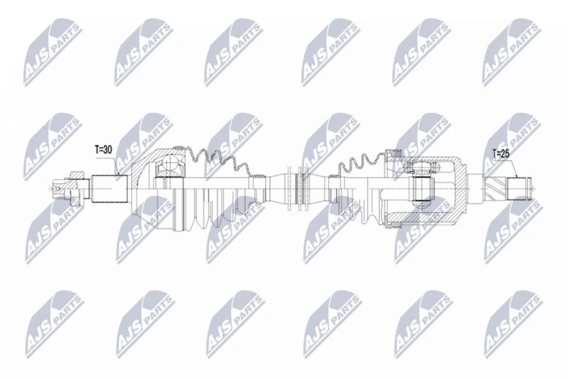 Image of NTY Drive shaft NTY NPW-AR-030
