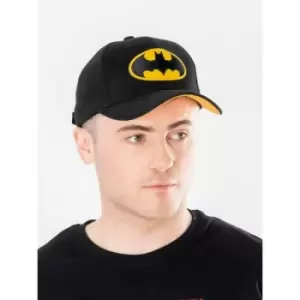 image of Batman Black/Yellow Baseball Cap O/S