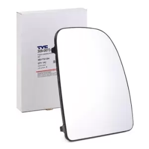 Image of TYC Wing Mirror Glass 309-0073-1 Side Mirror Glass,Mirror Glass FIAT,PEUGEOT,CITROEN,Ducato Kastenwagen (250_, 290_),Ducato Bus (250_, 290_)