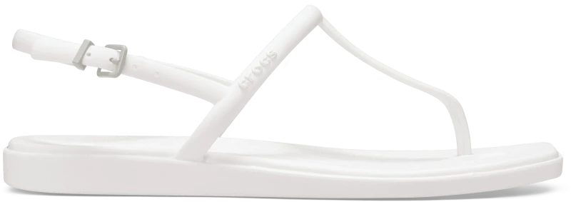 Image of Crocs Women Miami Thong Flips Chalk 8