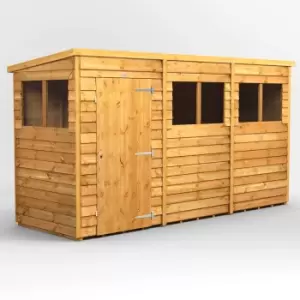 Image of 12X4 Power Overlap Pent Shed