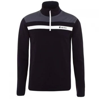 image of Nevica Banff Quarter Zip Top Mens - Black/White