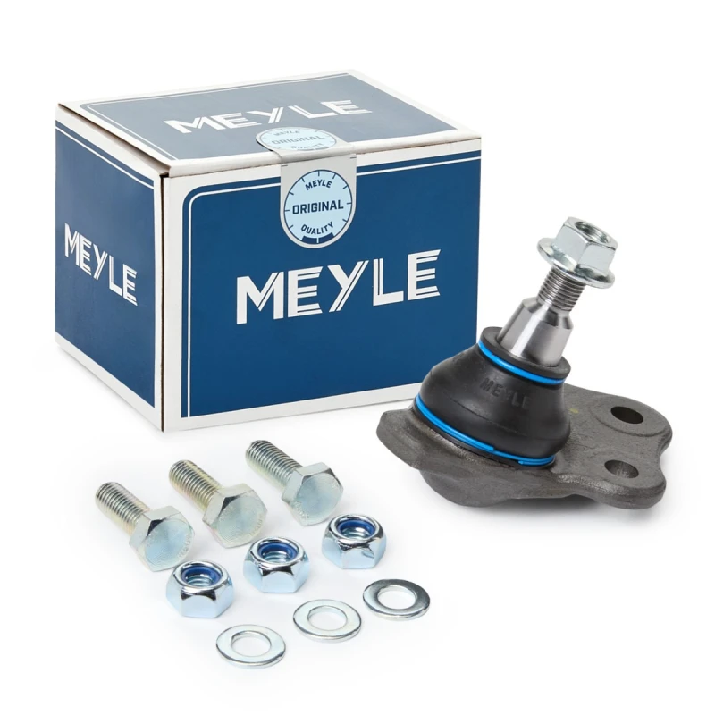 Image of MEYLE 16-16 010 0015 Ball joint Original Quality, Front Axle Right, with fastening/mounting material Support-/Steering Link (2462)