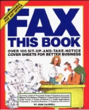 Image of fax this book over 100 sit up and take notice cover sheets for better busin