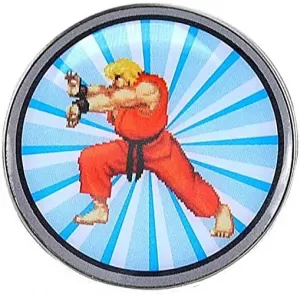 Image of Streetfighter - Ken Enamel Pin Badge