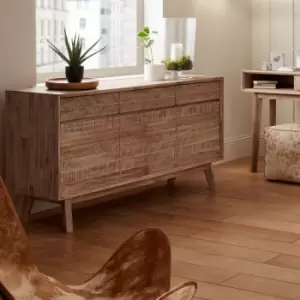 Image of Pacific Kalmar Sideboard, Natural Acacia Brown