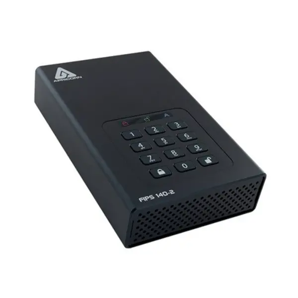 image of Apricorn Apricorn Aegis Padlock DT 256-Bit AES-XTS Encryption External Hard Drive 6TB ADT3PL256F6000EM ADT3PL256F6000EM