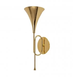 image of Wall Light 1 x E27, Gold