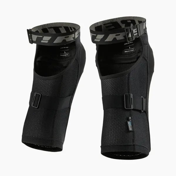 Image of REV'IT! Scram Black Motorcycle Knee Protector Size M