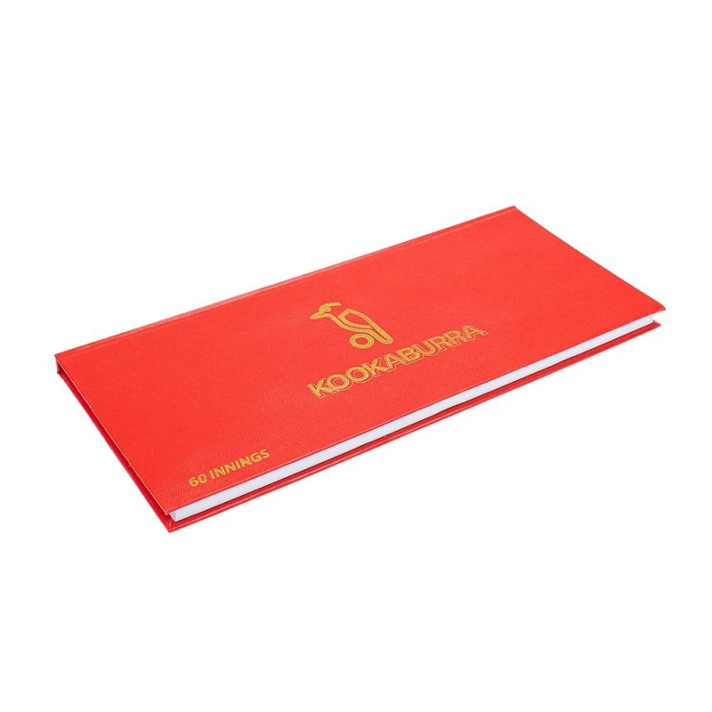 Image of Kookaburra 60 Innings Scorebook Red unisex