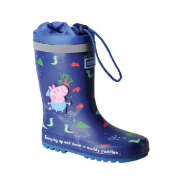 Image of Regatta Peppa Pig Splash Wellington - New Royal