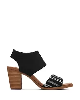 image of Toms Womens Majcut Global Stripe High-Heel Sandals