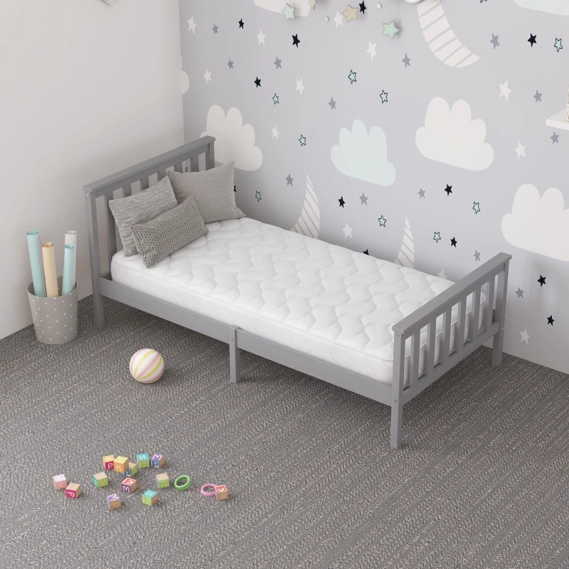 Image of Aspire Kids Ortho Spring And Foam Mattress With Oeko-Tex Fabric, Size Small Single