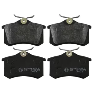 Image of Brake Pad Set 16457 by Febi Bilstein Rear Axle