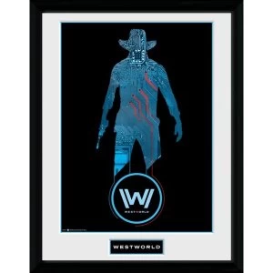 image of Westworld Silhouette Framed Collector Print