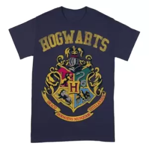 Image of Harry Potter T-Shirt Harry Potter Crest Varsity Style Size M