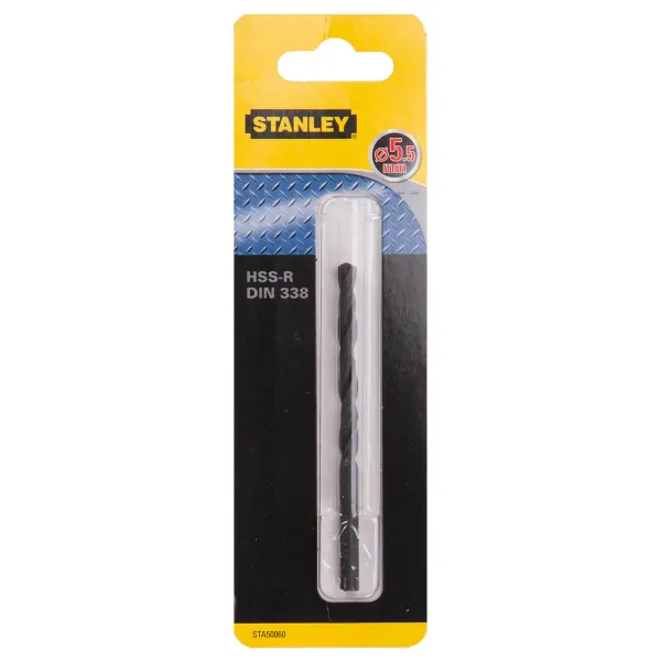 image of STANLEY HSS-R Drill Bit - 5.5 x 57mm