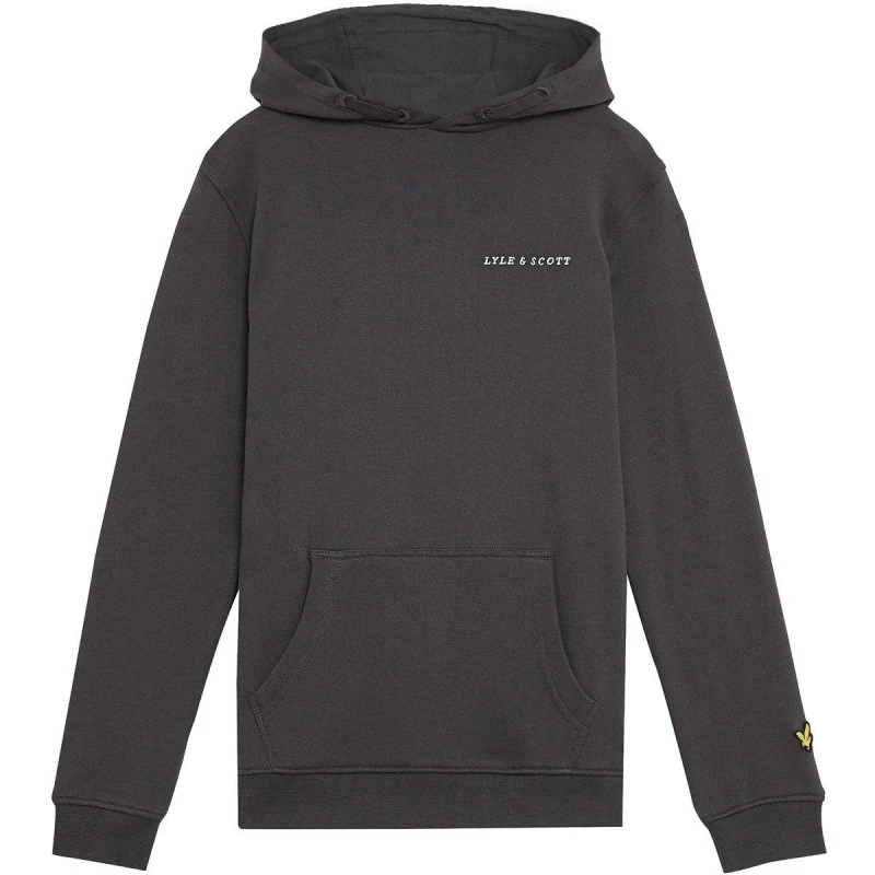 Image of Lyle and Scott Lyle Script OTH Jn44 OTH Hoodies 8-9Y Grey 53911502175