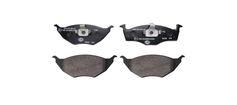Image of HELLA Brake pad set HELLA 8DB 355 008-481