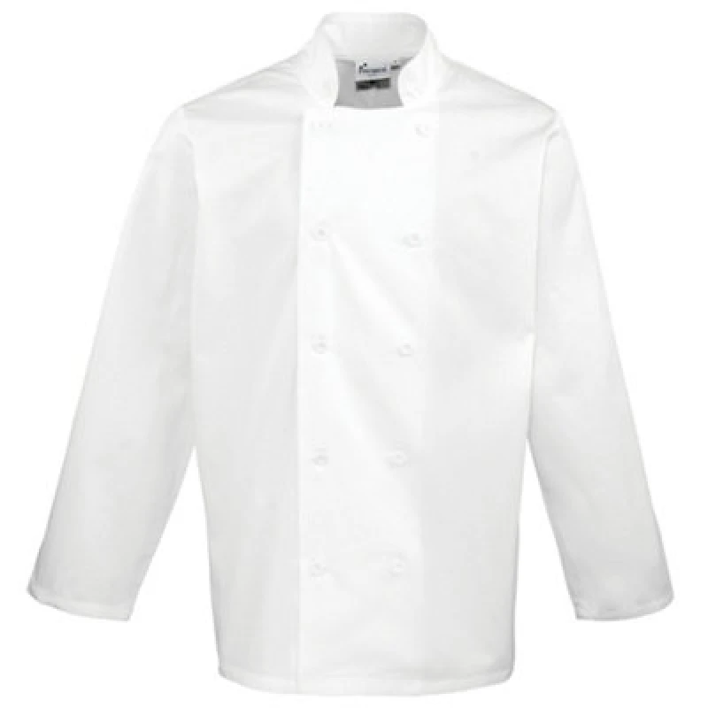 Image of Premier Premier Men Chefs Jacket in White Size: X-Small White XS Male 5055805371430
