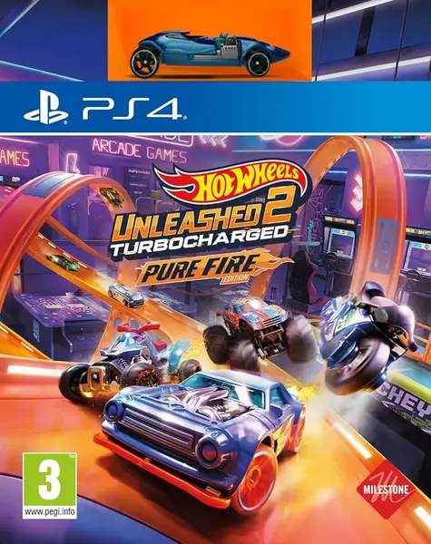 Image of Hot Wheels Unleashed 2 Turbocharged Pure Fire Edition PS4 Game