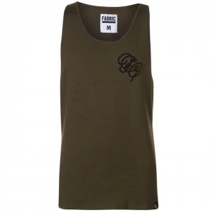 Image of Fabric Embroidered Vest - Khaki
