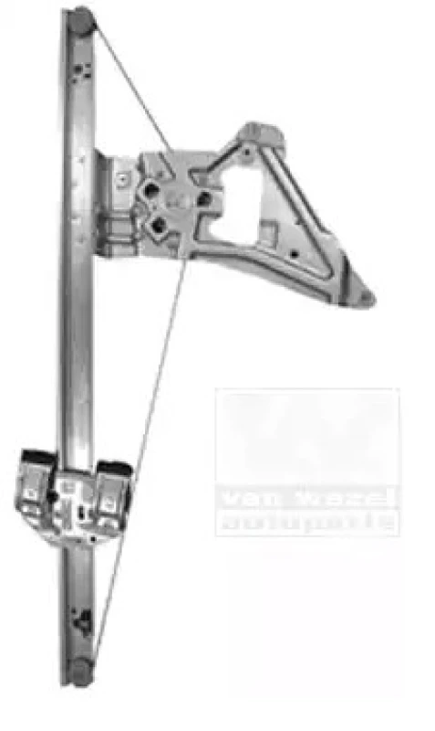 Image of VAN WEZEL 3077264 Window regulator Right Front, Operating Mode: Electric, without electric motor Window Winder (1561)