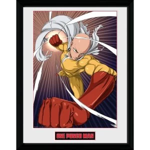 Image of One Punch Man Speed Punch Collector Print