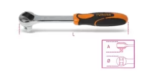 Image of Beta Tools 920/55X 1/2" Sq Drive Reversible 72 Teeth Ratchet 009200895