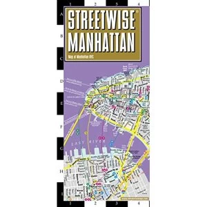 Image of Streetwise Manhattan Map - Laminated City Center Street Map of Manhattan, New York Sheet map, folded 2017