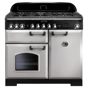 image of Rangemaster 100630 CDL100DFFRP-C Classic Deluxe 100cm Dual Fuel Range Cooker Royal P-C