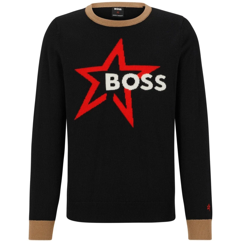 Image of Boss Mens Ski Midlayer Black male S